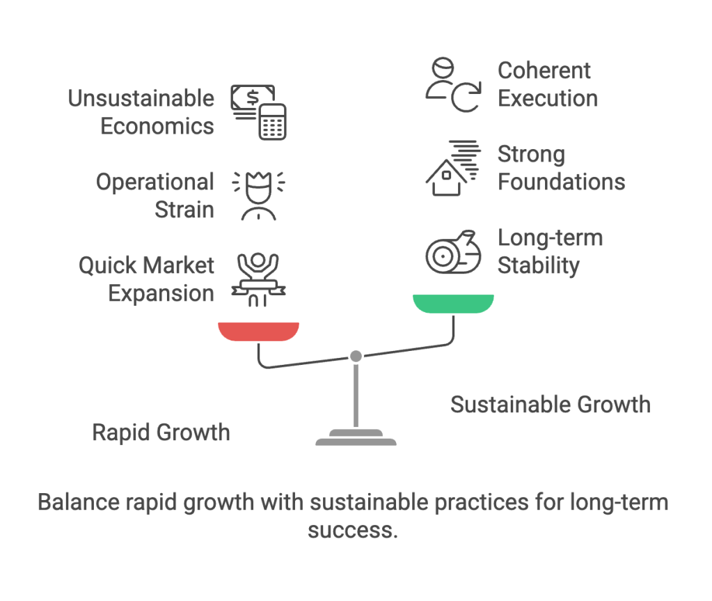 Rapid Growth vs Sustainable Growth